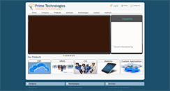 Desktop Screenshot of primetechnologiesindia.com
