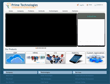 Tablet Screenshot of primetechnologiesindia.com
